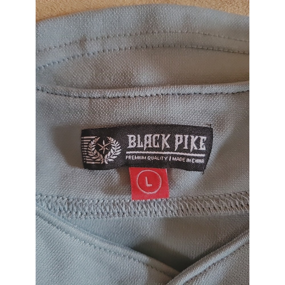 Black Pike "Ice Cream" Baseball Button Up Jersey US SIZE L - Picture 3 of 9